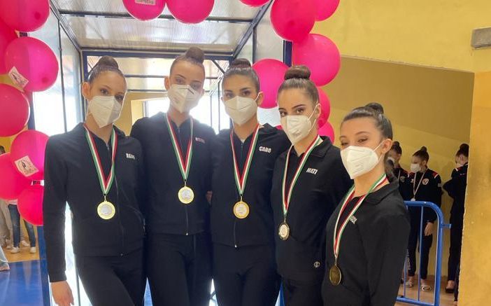 Ginnastica: Alessia Toscano vince con la ritmica piemonte al campionato Insieme Gold