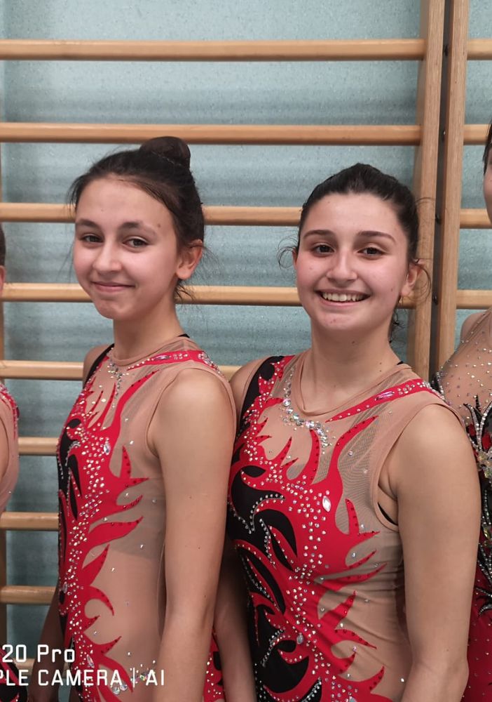 Auroa Scarpone, Giulia Castagnera, Giulia Masoni e Cecilia Nuvolari Gym Aosta e Ritmica Piemonte. Nell'articolo Alessia Toscano e Sofia Righi con Alessia Toscano