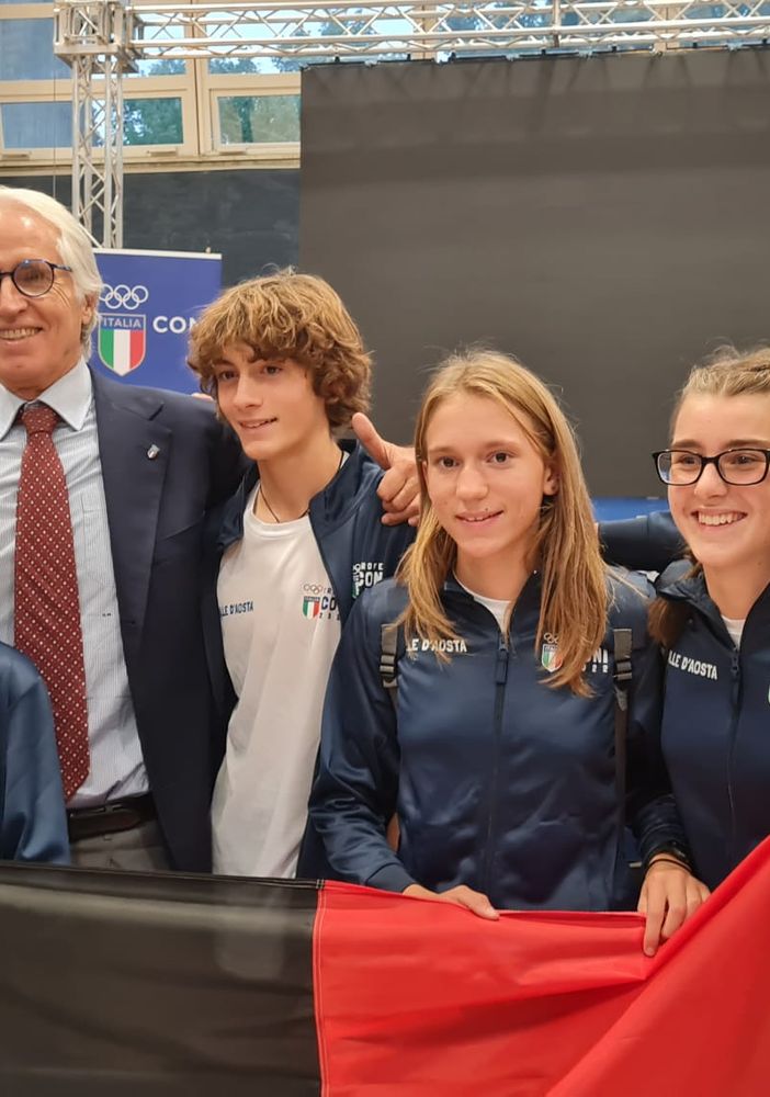 A sn, con Malagò, Zoppo Giovanetto Colosimo