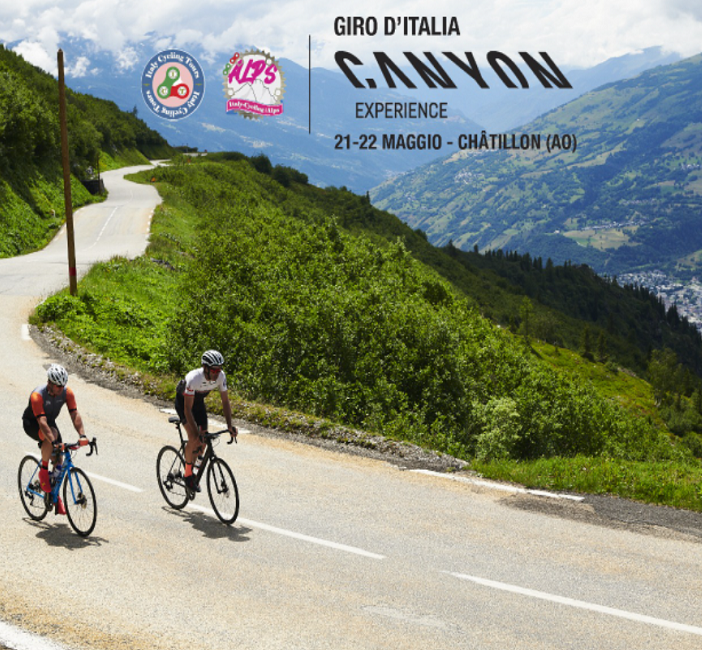 Giro d'Italia Canyon Experience: Chatillon ospita il test per appassionati