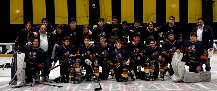 Hockey su ghiaccio: Gladiators Aosta, la squadra under 16 alle finali
