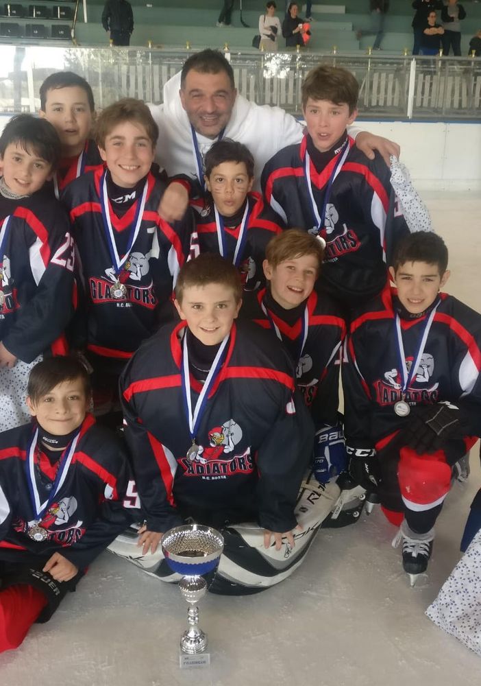hOCKEY GHIACCIO: Un Gosetto d'oro per i Gladiators U11