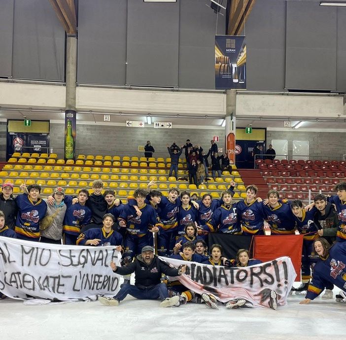 Hockey ghiaccio: I leoni U17 pronti per la gara 2 di martedì
