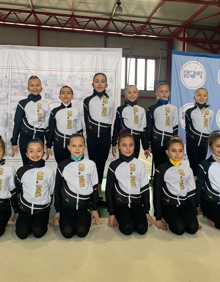 Ginnastica: Il Club des Sports in evidenza nella prova del circuito PGS di ginnastica ritmica  	­ ­