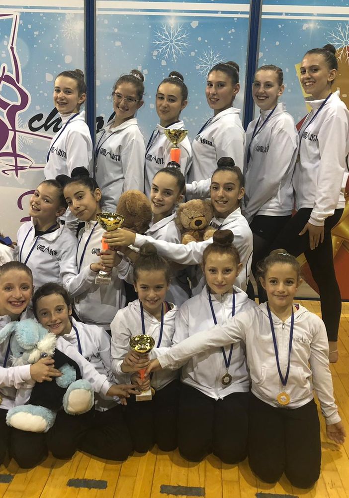 Le tre squadre della Gym Aosta