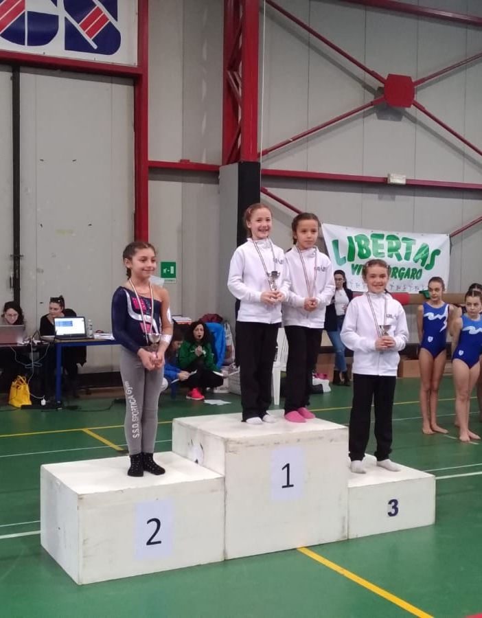 Il podio con la vittoria di Lydie Bollon e il 3° posto di Ilary Panuzzo