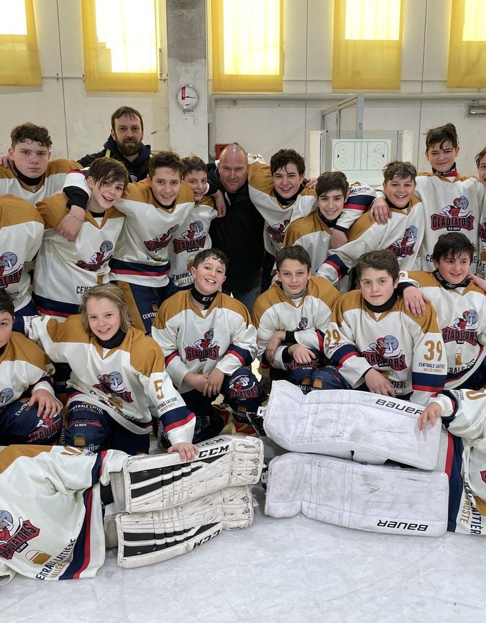 Hockey ghiaccio: i Gladiators under 13 vincono nettamente contro Real Torino