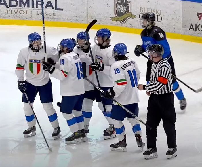 Hockey ghiaccio: Nazionale U18, esordio con vittoria per l'Italia al Mondiale di 1^ Divisione