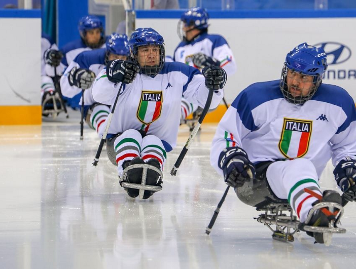 Para Ice Hockey, l’Italia sul ghiaccio per preparare i Mondiali
