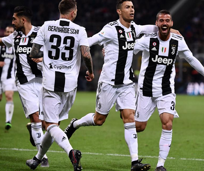 Calcio: Finisce 1-1 Inter Juve; Cristiano Ronaldo risponde a Nainggolan