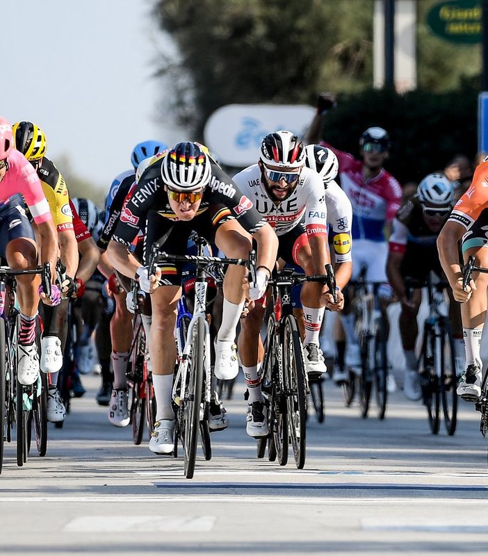 Ciclismo: Tirreno-Adriatico; Tim Merlier firma a Senigalia una volata d'Autore