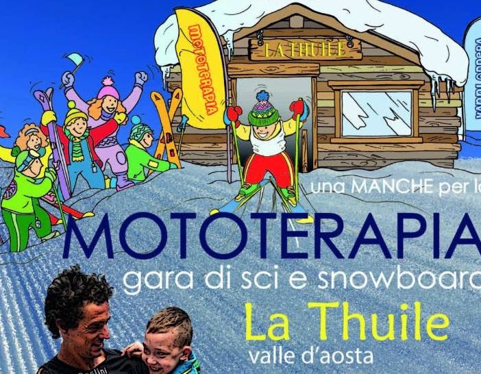 Vanni Oddera e la mototerapia ospiti a La Thuile