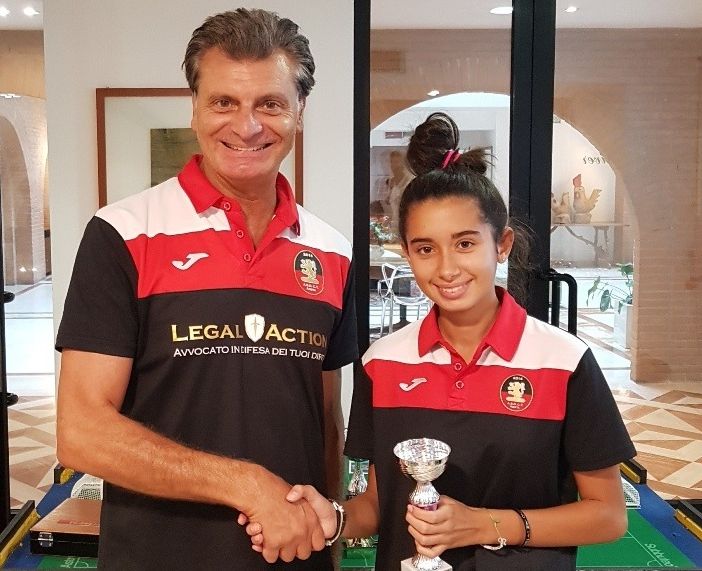 Julia Filippella insieme a Orlando Navarra