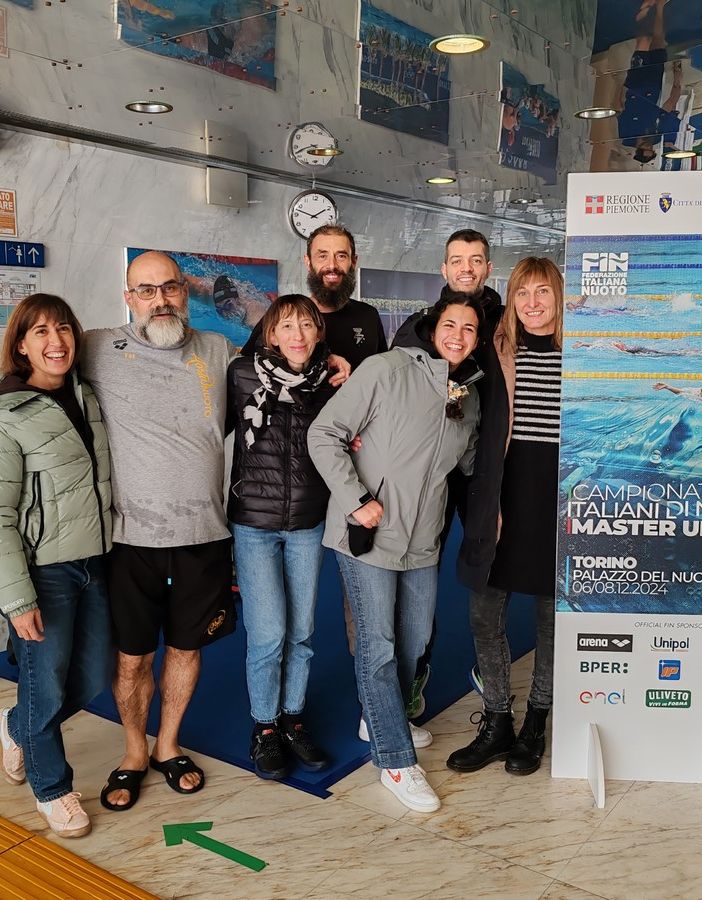 Da sn: Colazingari Simona, Fazari Paolo, Giannini Elisa, Savoia Andrea, Siddi Alessandra, Enrietti Bertolotto Davide, Telloli Paola