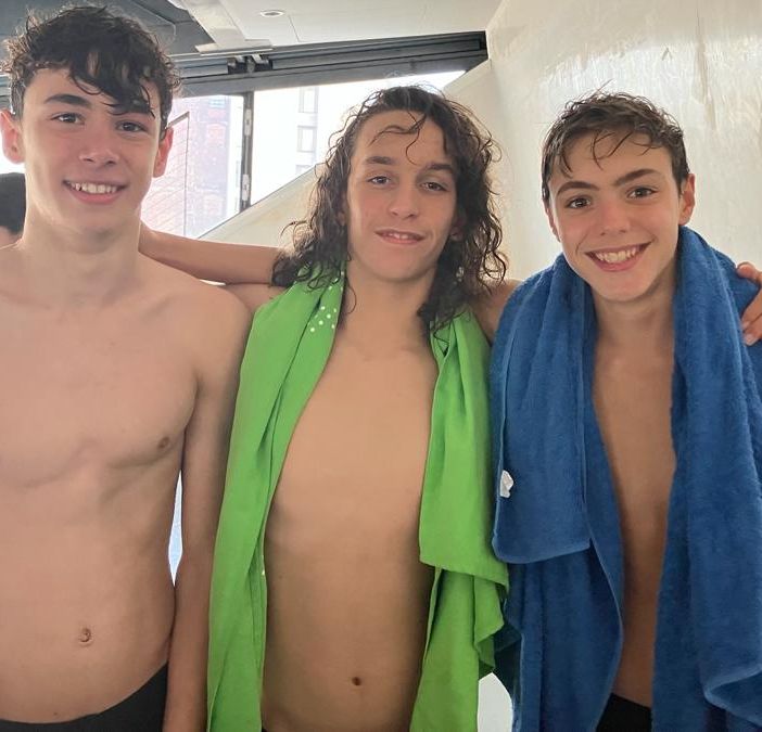 Da sn: Mattia Savoia, Lorenzo Miserocchi e Tommaso Navarretta