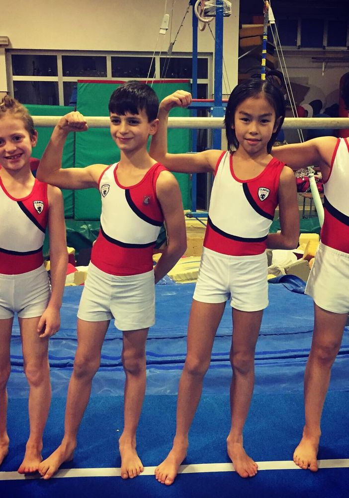 La squadra maschile Allievi: Kien Fogliadini, Gabriel Fuccio, Devis Massari e Riccardo Durello