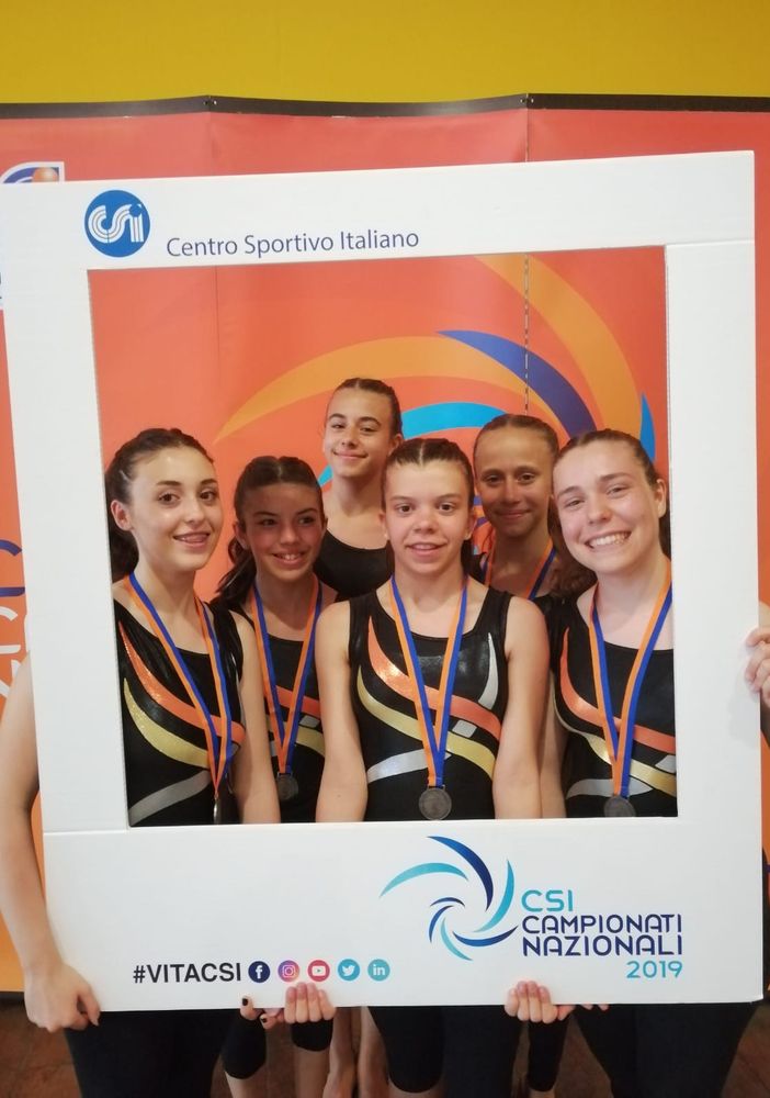 Ginnastica: Brave le ginnaste dell'Olimpia alla finalr campionato nazionale CSI
