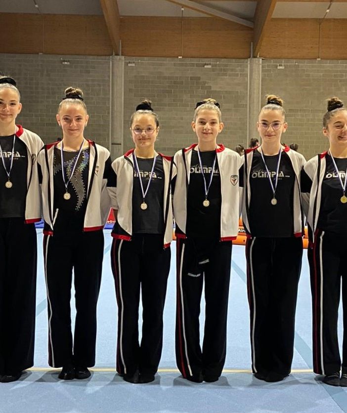 Ginnastica: Olimpia Aosta, brillano le Junior Silver a Torino