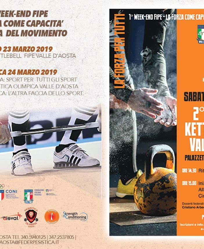 Pesistica: I° Week-end FIPE “La forza come capacità primaria del movimento”