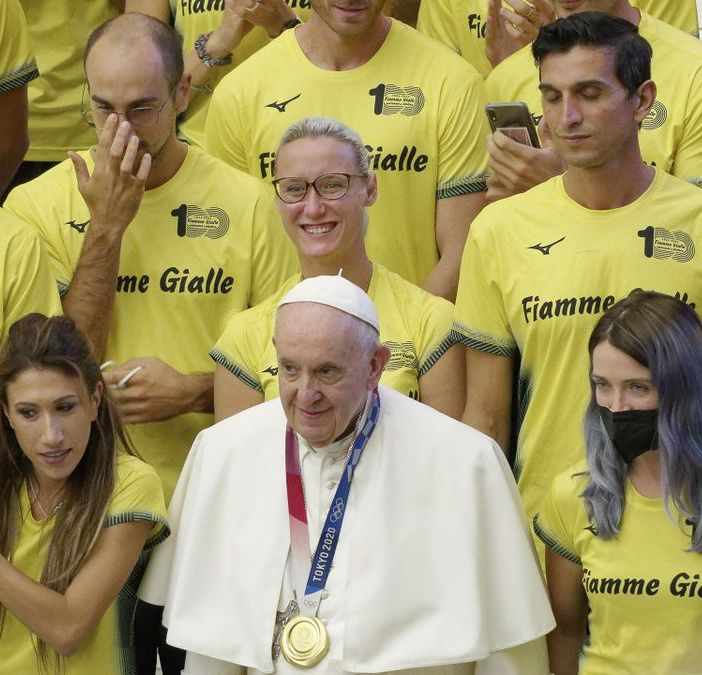 Papa Francesco... campione olimpico!
