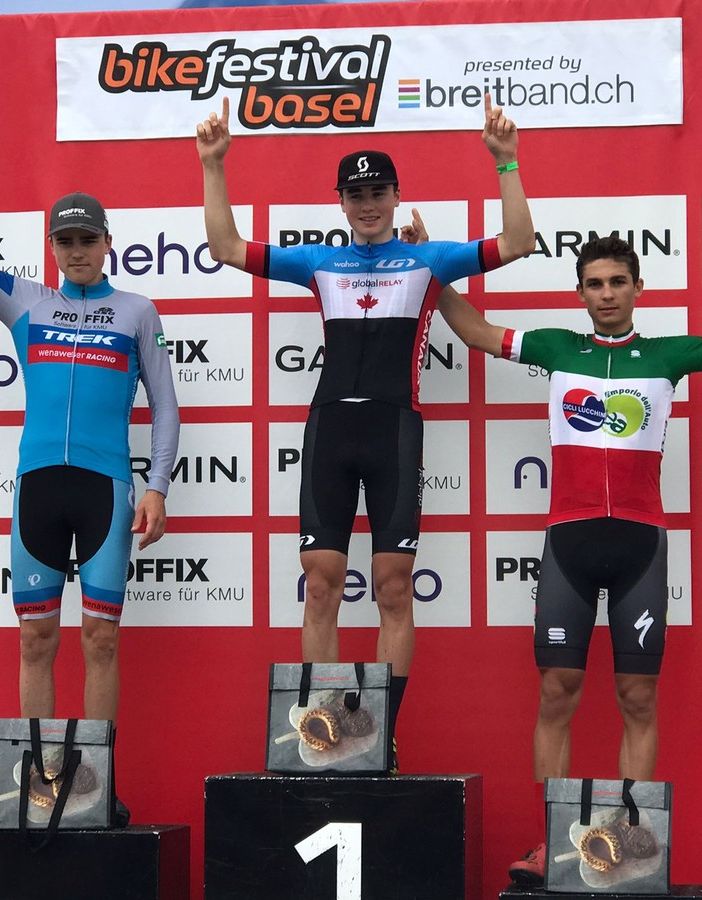 Yannick Parisi suul terzo gradino del podio