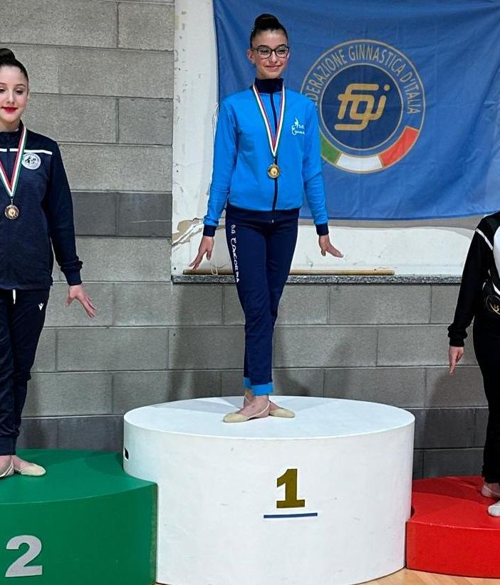 Gaia Rigollet sul podio