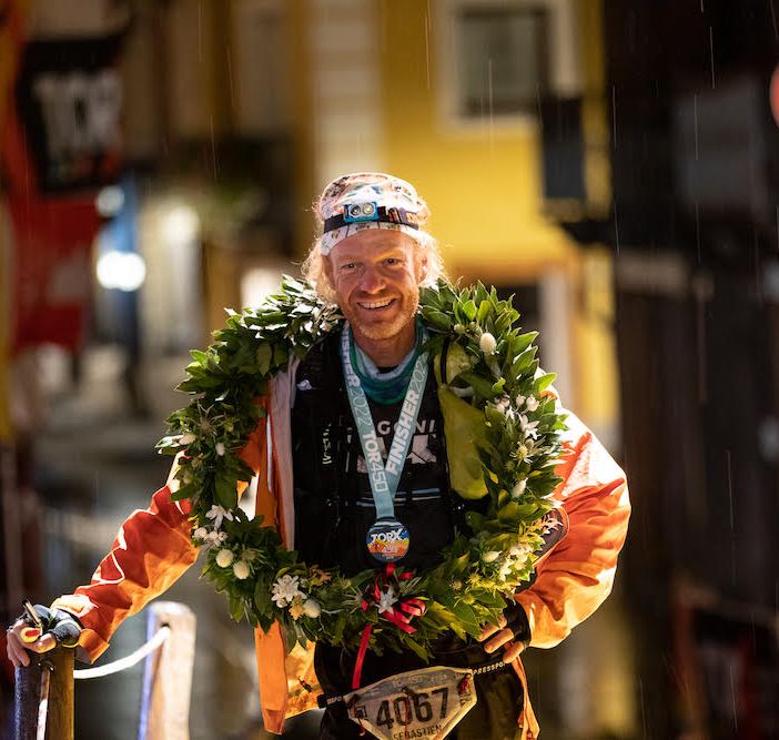 L'arrivo di Sebastien Raichon a Courmayeur