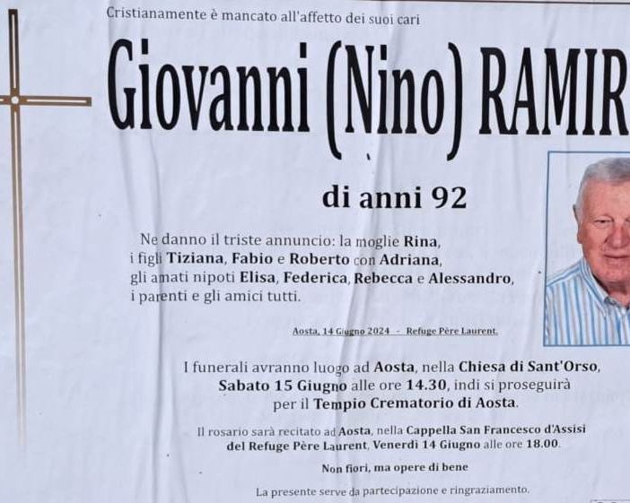 Lutto nel mondo del ciclismo per la morte di Giovanni Nino Ramires