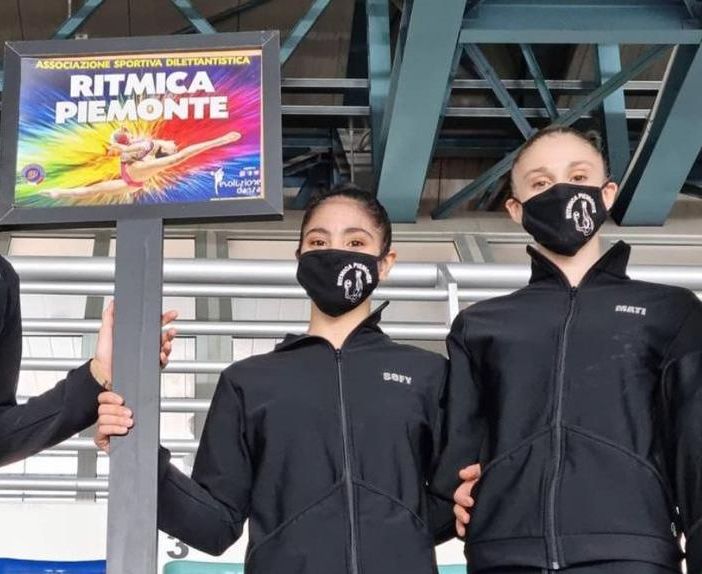 Ginnastica: Alessia Toscano e Sofia Righi brillano in serie B di ritmica