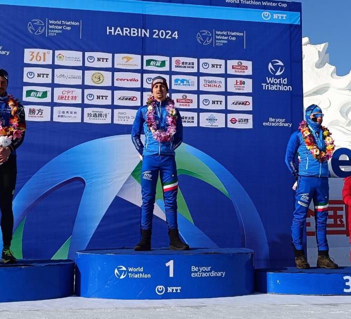 Oro Saravalle e bronzo Pesavento nella World Triathlon Winter Cup Harbin