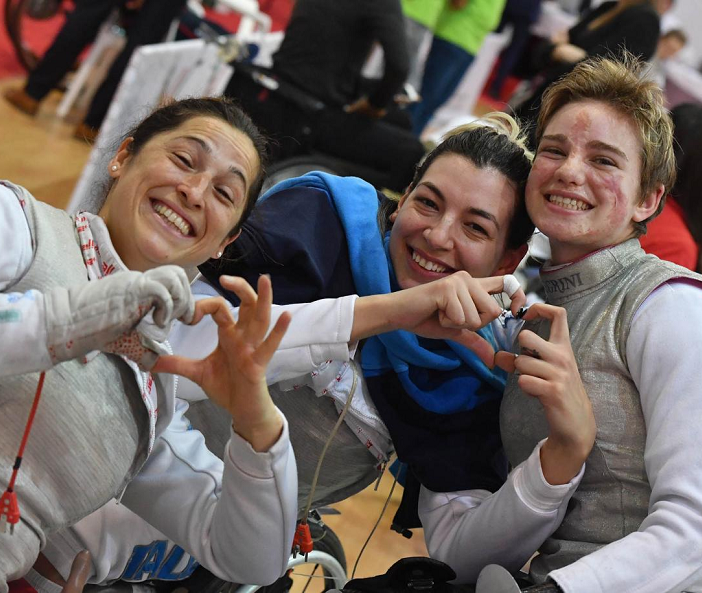 Scherma in carrozzina. A Sharja l'Italia del fioretto femminile chiude con un successo