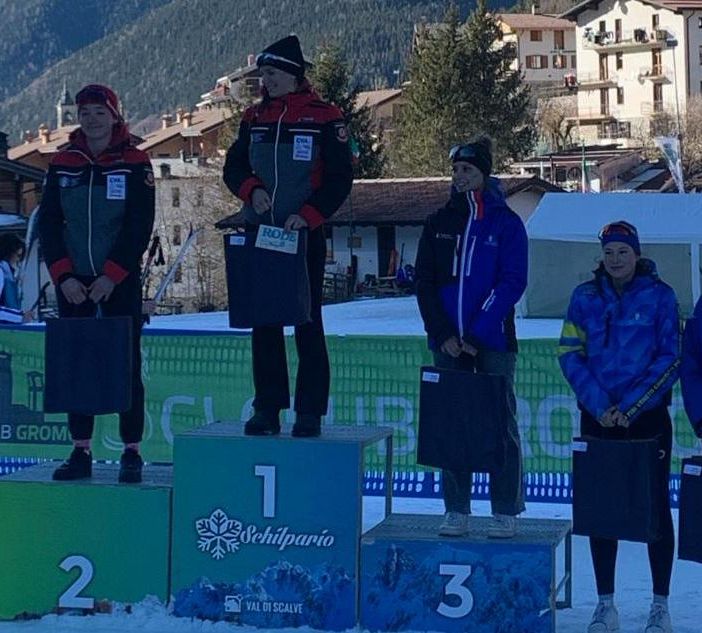 CpI Sci nordico: sei podi rossoneri nella Sprint tc di Schilpario