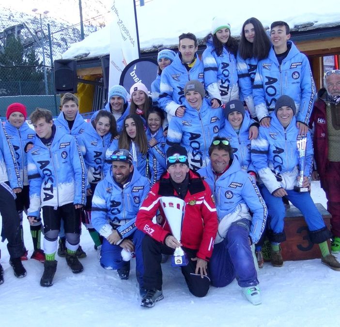 Sci alpino: allo Sc Aosta la Coppa Scuola Sci di La Thuile Gigante Allievi