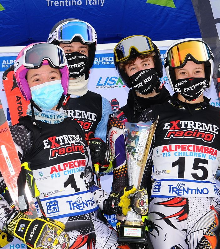Giorgia Collomb, Federico Vierin, Francine Roller e Edoardo Baldo