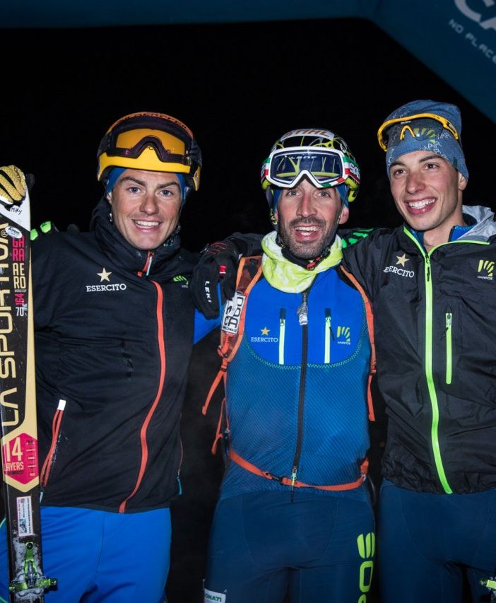 I tre vincitori Michele Boscacci, Robert Antonioli e Nadir Maguet