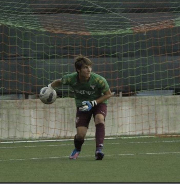 Marco Sordi in azione con la maglia del Torino