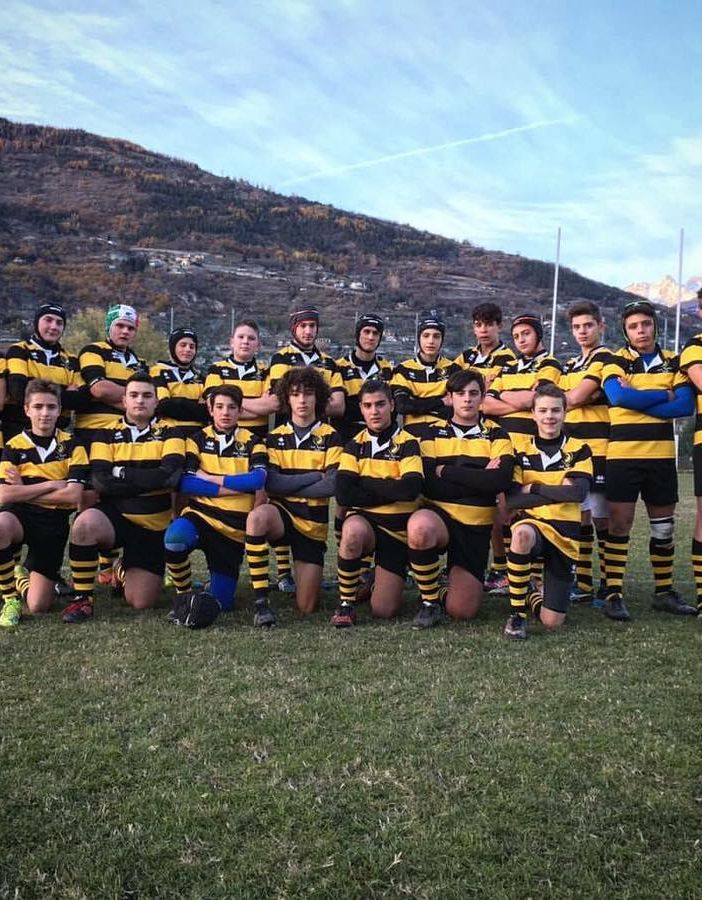 Gli under 16 dello Stade Valdotain