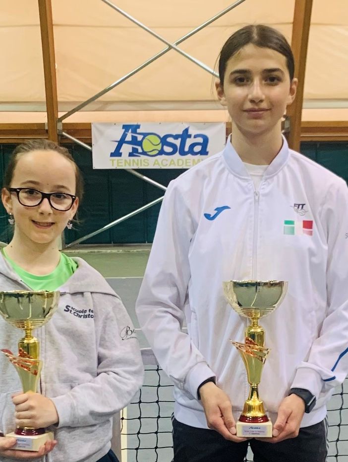 U.14 Femminile da sx Tovagliari e Paonessa