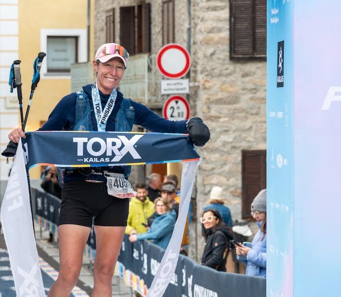 Sarah Hansel winner of TOR450 - Tor des Glaciers - photo credits Anja Bakowska - Zzam Agency - TORVdA