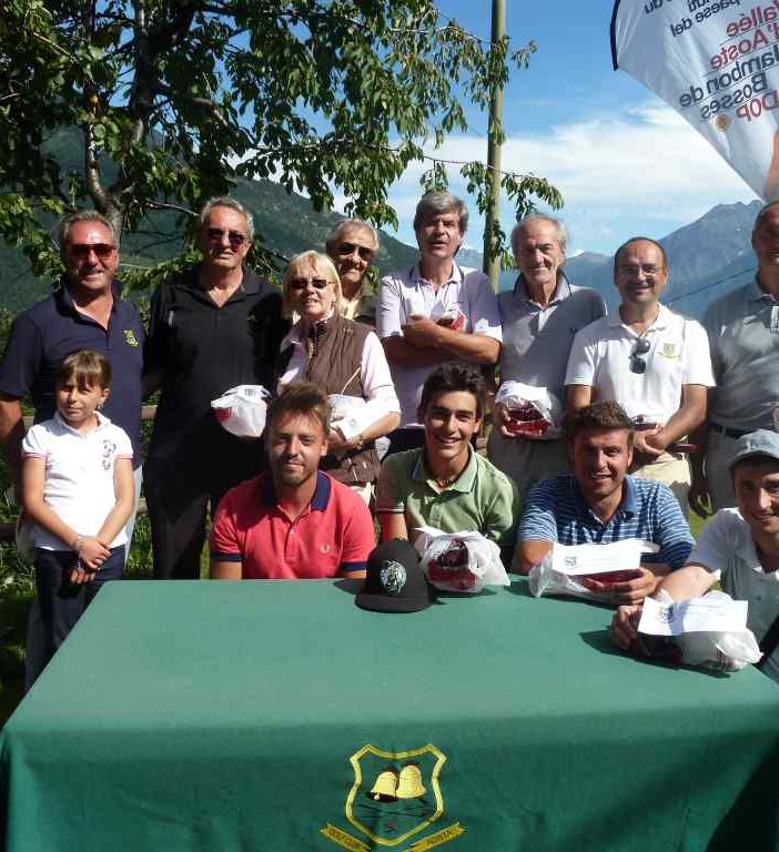 I premiati sui green dell'Arsanieres