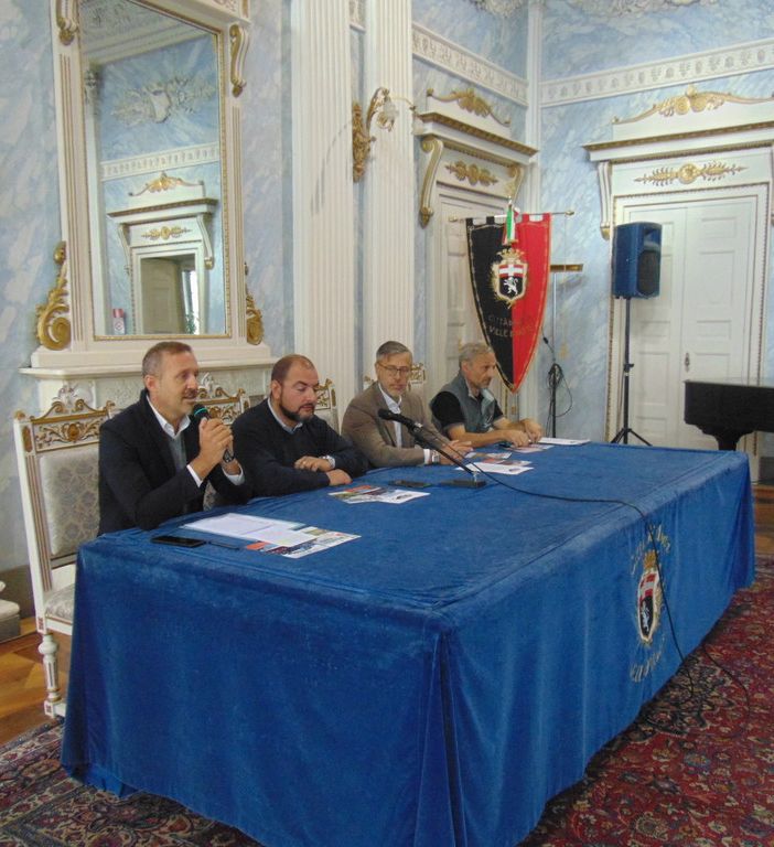 Un momento della conferenza stampa di presentazione dell'evento