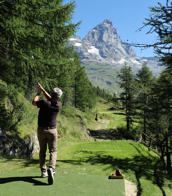 Ripristinato il green del Golf Club del Cervino