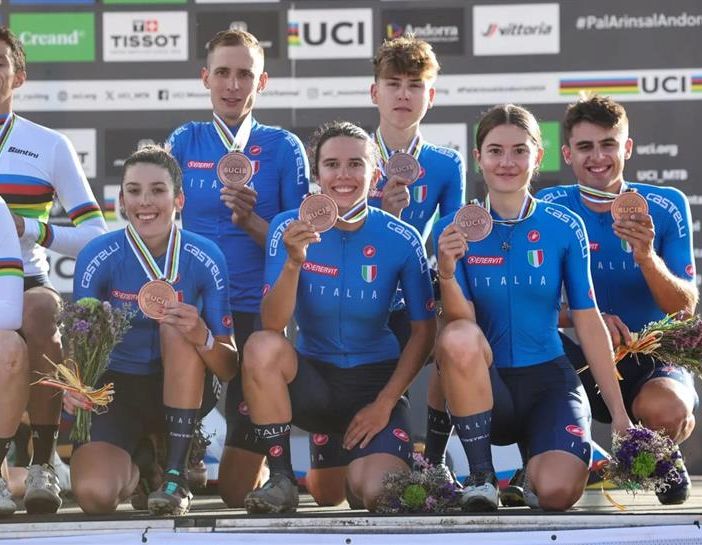 Martina Berta terza con la Team relay ai Mondiali di Andorra