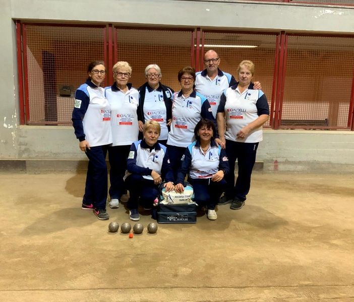 Bocce f: Promozione, la Bocciofila Zerbion domina la classifica