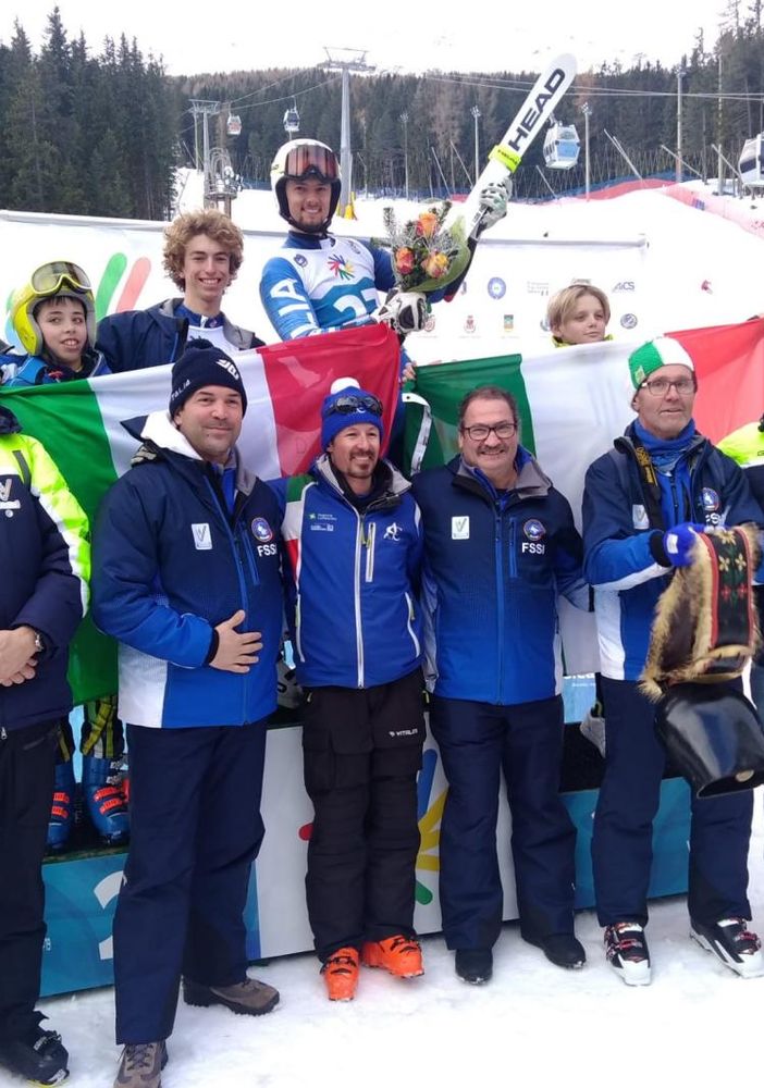Winter Deaflympics. Quarto oro per Pierbon nello slalom gigante