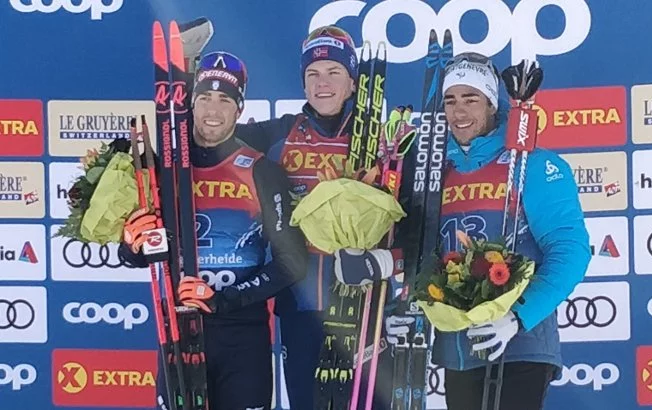 Tour de Ski: Pellegrino super secondo posto nella sprint dietro ad un imbattibile Klaebo