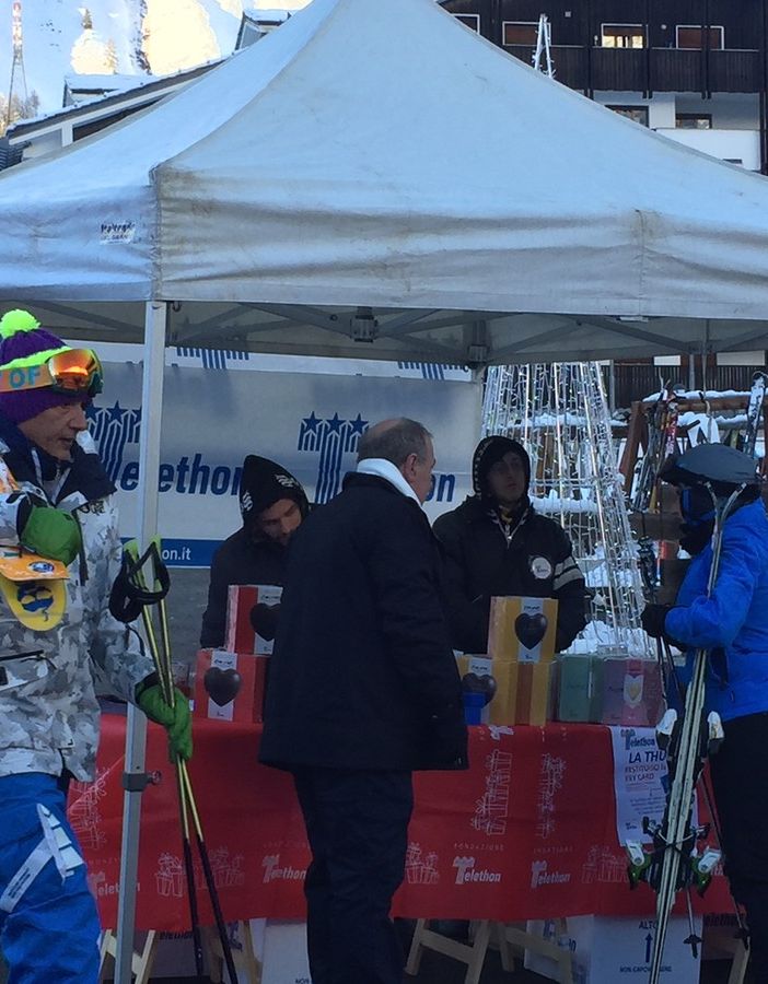 A LA THUILE L’11 GENNAIO 2020 “SCI SOLIDALE PER TELETHON”  PER FESTEGGIARE I TRENT’ANNI DI FONDAZIONE TELETHON