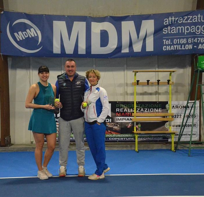 Premiazione Quarta categoria Femminile: Roberta Bencardino (sn) e Valeria Zardo