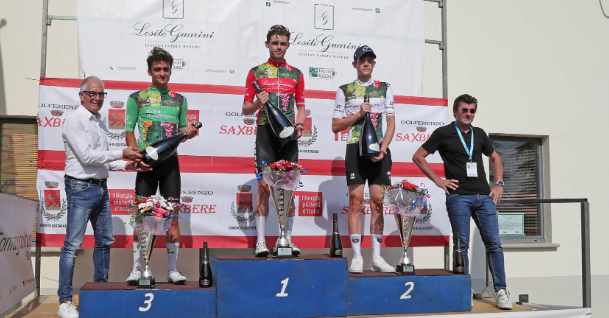 Ciclismo: Filippo Agostinacchio sul podio a Stradella