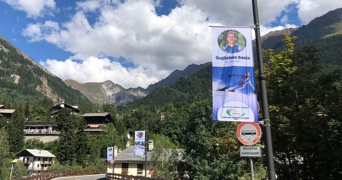 I testimonial sportivi delle valli del Monte Bianco sventolano in Valdigne